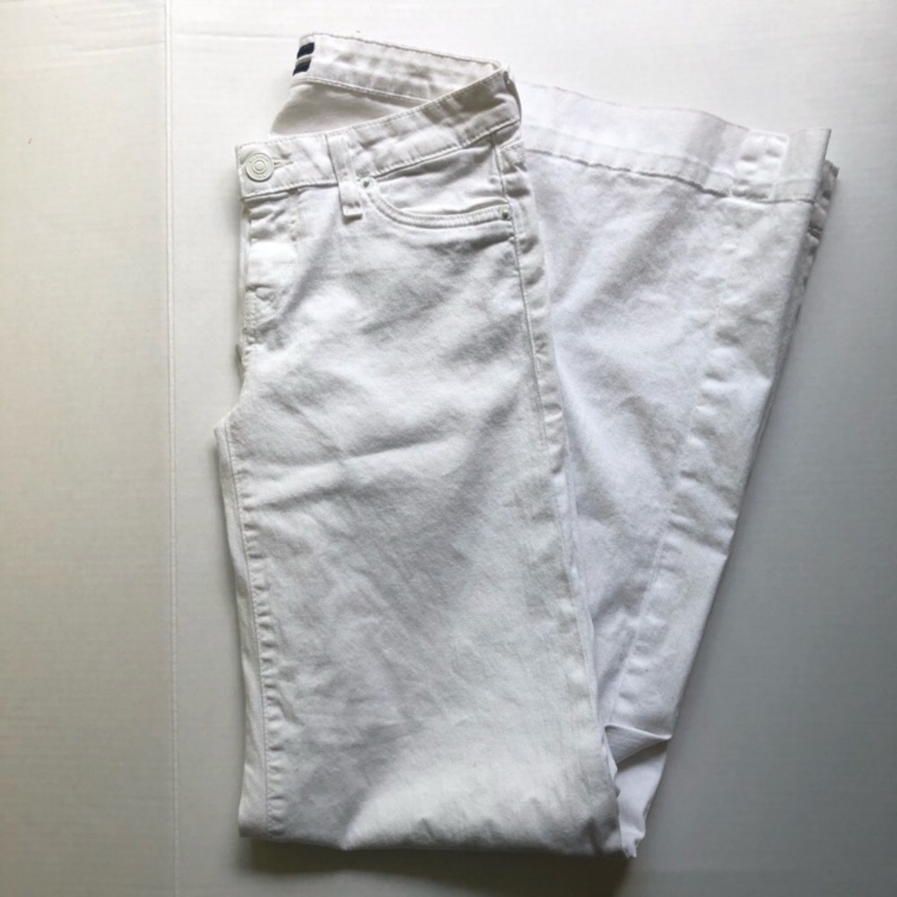 Hudson Big Bell White Jeans